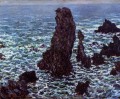 Die Pyramiden von Port Coton BelleIleenMer Claude Monet